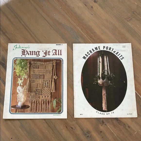 VINTAGE Macrame Pattern Book Bundle - Picture 3 of 10